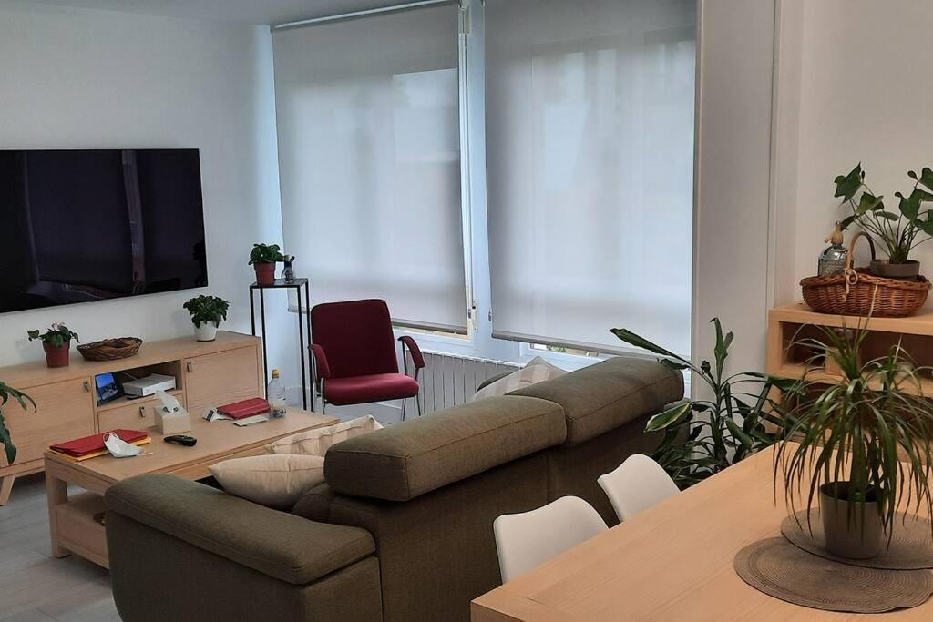 Soleado Apartamento Con Garaje Santander Exterior foto